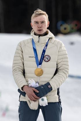 Jens Luraas Oftebro ( Norwegen ), Nordic Combined Individual Men, Milano Cortina 2026 Olympic Games, Olympische Spiele, Olympia, OS 11-02-2026 *** Jens Luraas Oftebro Norway , Nordic Combined Individual Men, Milano Cortina 2026 Olympic Games 11 02 2026 Copyright: HMBxMedia MarcxNiemeyer