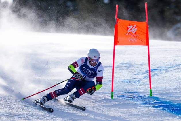 Milano Cortina 2026 Olympic Winter games, Winterspiele,Spiele, Summer games BORMIO, ITALY - FEBRUARY 11: Ryan Cochran-Siegle of USA in action during the Super G race at the Milano Cortina 2026 Olympic Winter Games on February 11, 2026 Mine Kasapoglu Anadolu Bormio Italy. Editorial use only. Please get in touch for any other usage.  Copyright: x2026xAnadoluxMinexKasapoglux