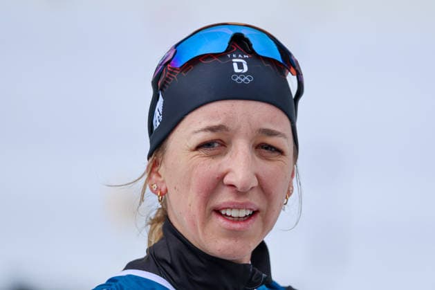 Antholz, Italien 18. Februar 2026: Biathlon 15km Einzel Frauen - Olympia 2026 Im Bild: Franziska Preuss (GER) Anterselva Biathlon Arena *** Antholz, Italy February 18, 2026 Biathlon 15km Individual Women Olympic Games 2026 In the picture Franziska Preuss GER Anterselva Biathlon Arena Copyright: xFotostandx xHettichx