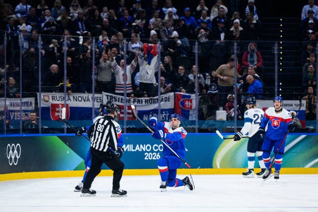 260211 Juraj Slafkovsky of Slovakia celebrates after scoring 1-0 in the men s Ice hockey, Eishockey game between Slovakia and Finland during day 5 of the 2026 Winter Olympics on February 11, 2026 in Milan. Photo: Carl Sandin BILDBYRAN kod CS CS0869 ishockey ice hockey Olympic Games, Olympische Spiele, Olympia, OS olympics winter olympics os ol olympiska spel vinter-os olympiske leker milano cortina 2026 milan cortina 2026 milano cortina 2026 olympic games milano cortina 2026 winter olympic games milano cortina-os milano cortina-ol vinter-ol 5 bbeng slovakia slovakien finland jubel *** 260211 Juraj Slafkovsky of Slovakia celebrates after scoring 1 0 in the men s ice hockey game between Slovakia and Finland during day 5 of the 2026 Winter Olympics on February 11, 2026 in Milan Photo Carl Sandin BILDBYRAN kod CS CS0869 ishockey ice hockey olympic games olympics winter olympics os ol olympiska spel vinter os olympiske leker milano cortina 2026 milan cortina 2026 milano cortina 2026 olympic games milano cortina 2026 winter olympic games milano cortina os milano cortina ol vinter ol 5 bbeng slovakia slovakien finland jubel  Copyright: CARLxSANDIN BB260211CS050