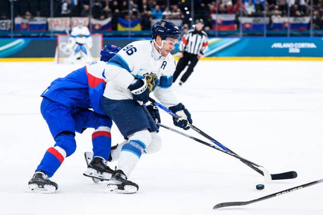 260211 Mikko Rantanen of Finland in the men s Ice hockey, Eishockey game between Slovakia and Finland during day 5 of the 2026 Winter Olympics on February 11, 2026 in Milan. Photo: Carl Sandin BILDBYRAN kod CS CS0869 ishockey ice hockey Olympic Games, Olympische Spiele, Olympia, OS olympics winter olympics os ol olympiska spel vinter-os olympiske leker milano cortina 2026 milan cortina 2026 milano cortina 2026 olympic games milano cortina 2026 winter olympic games milano cortina-os milano cortina-ol vinter-ol 5 bbeng slovakia slovakien finland *** 260211 Mikko Rantanen of Finland in the men s ice hockey game between Slovakia and Finland during day 5 of the 2026 Winter Olympics on February 11, 2026 in Milan Photo Carl Sandin BILDBYRAN kod CS CS0869 ishockey ice hockey olympic games olympics winter olympics os ol olympiska spel vinter os olympiske leker milano cortina 2026 milan cortina 2026 milano cortina 2026 olympic games milano cortina 2026 winter olympic games milano cortina os milano cortina ol vinter ol 5 bbeng slovakia slovakien finland  Copyright: CARLxSANDIN BB260211CS064