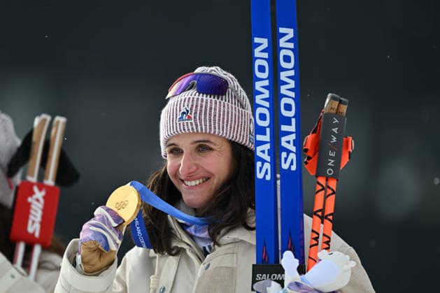 February 11, 2026, Anterselva, Bolzano, Italy: Simon Julia from France during the Winter Olympic Games, Olympische Spiele, Olympia, OS Milano Cortina 2026, in Anterselva Biathlon Arena , on February 11 2026, in Cortina, Italy Anterselva Italy - ZUMAm345 20260211_oly_m345_055 Copyright: xFedericoxManonix