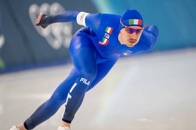 2026-02-11 - Milano Cortina 2026 Winter Olympics 1000m Men MILAN, ITALY - FEBRUARY 11: Francesca Betti during the 1000m Men on day 3 of the Milano Cortina 2026 Winter Olympics at the Milano Speed skating, Eisschnelllauf Arena on February 11, 2026 in Milan, Italy Milan Milano Speed Skating Arena Italy Content not available for redistribution in The Netherlands directly or indirectly through any third parties. Copyright: xAndrexWeeningx