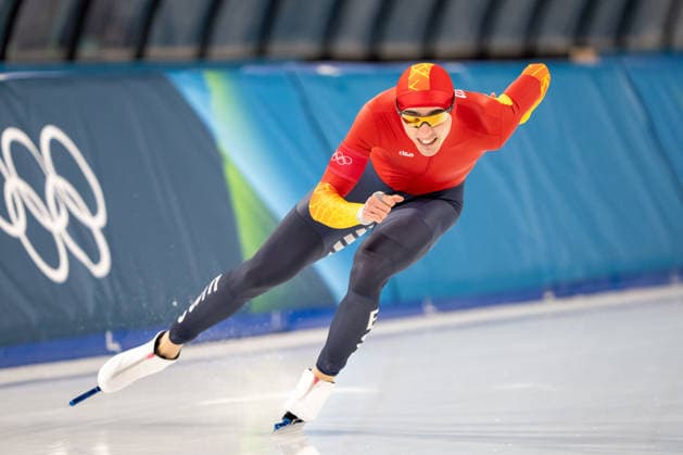 2026-02-11 - Milano Cortina 2026 Winter Olympics 1000m Men MILAN, ITALY - FEBRUARY 11: Daniel Milagros during the 1000m Men on day 3 of the Milano Cortina 2026 Winter Olympics at the Milano Speed skating, Eisschnelllauf Arena on February 11, 2026 in Milan, Italy Milan Milano Speed Skating Arena Italy Content not available for redistribution in The Netherlands directly or indirectly through any third parties. Copyright: xAndrexWeeningx