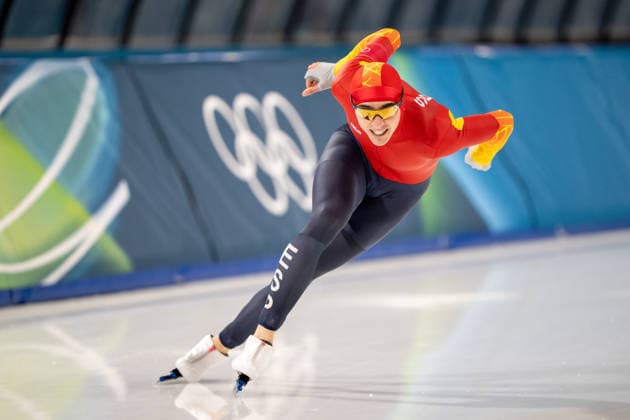 2026-02-11 - Milano Cortina 2026 Winter Olympics 1000m Men MILAN, ITALY - FEBRUARY 11: Daniel Milagros during the 1000m Men on day 3 of the Milano Cortina 2026 Winter Olympics at the Milano Speed skating, Eisschnelllauf Arena on February 11, 2026 in Milan, Italy Milan Milano Speed Skating Arena Italy Content not available for redistribution in The Netherlands directly or indirectly through any third parties. Copyright: xAndrexWeeningx