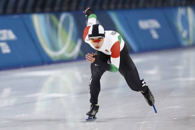 MILAN , 11-02-2026 , Milano Speed skating, Eisschnelllauf Stadium , Olympic Winter games, Winterspiele,Spiele, Summer games 2026 - Speed Skating 1000m men , Picture shows Min-Seok Kim Olympic Winter Games 2026 - Speed Skating 1000m men  x201495929x Copyright: