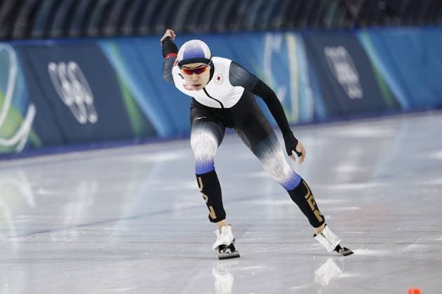 MILAN , 11-02-2026 , Milano Speed skating, Eisschnelllauf Stadium , Olympic Winter games, Winterspiele,Spiele, Summer games 2026 - Speed Skating 1000m men , Picture shows Kazuya Yamada Olympic Winter Games 2026 - Speed Skating 1000m men  x201495943x Copyright: