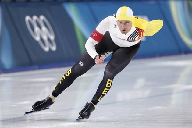 MILAN , 11-02-2026 , Milano Speed skating, Eisschnelllauf Stadium , Olympic Winter games, Winterspiele,Spiele, Summer games 2026 - Speed Skating 1000m men , Picture shows Mathias Voste Olympic Winter Games 2026 - Speed Skating 1000m men  x201495961x Copyright: