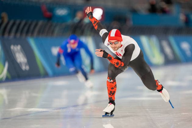 2026-02-11 - Milano Cortina 2026 Winter Olympics 1000m Men MILAN, ITALY - FEBRUARY 11: Laurent Dubreuil of Canada during the 1000m Men on day 3 of the Milano Cortina 2026 Winter Olympics at the Milano Speed skating, Eisschnelllauf Arena on February 11, 2026 in Milan, Italy Milan Milano Speed Skating Arena Italy Content not available for redistribution in The Netherlands directly or indirectly through any third parties. Copyright: xAndrexWeeningx