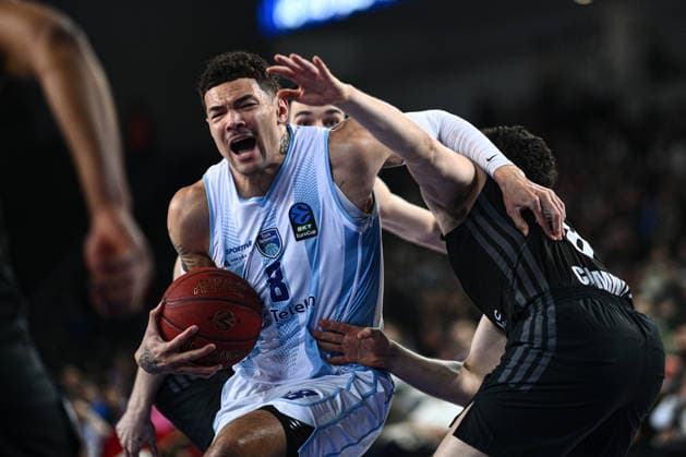 Turk Telekom v Niners Chemnitz ANKARA, TURKIYE - FEBRUARY 11: Michael Jaden Davoe of Turk Telekom in action during EuroCup Basketball match between Turk Telekom and Niners Chemnitz in Ankara, Turkiye on February 11, 2026. Akin Celiktas Anadolu Ankara Turkey. Editorial use only. Please get in touch for any other usage.  Copyright: x2026xAnadoluxAkinxCeliktasx