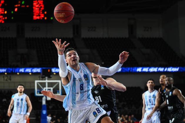 Turk Telekom v Niners Chemnitz ANKARA, TURKIYE - FEBRUARY 11: Jordan Usher of Turk Telekom in action during EuroCup Basketball match between Turk Telekom and Niners Chemnitz in Ankara, Turkiye on February 11, 2026. Akin Celiktas Anadolu Ankara Turkey. Editorial use only. Please get in touch for any other usage.  Copyright: x2026xAnadoluxAkinxCeliktasx