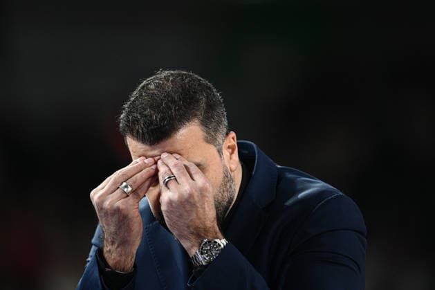 Turk Telekom v Niners Chemnitz - BKT EuroCup ANKARA, TURKIYE - FEBRUARY 11: Head coach of Turk Telekom Erdem Can gestures during the BKT EuroCup Basketball match between Turk Telekom and Niners Chemnitz in Ankara, Turkiye on February 11, 2026. Akin Celiktas Anadolu Ankara Turkey. Editorial use only. Please get in touch for any other usage.  Copyright: x2026xAnadoluxAkinxCeliktasx