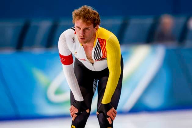 Mathias Voste of Belgium looks on after Men 1000m, Milano Cortina 2026 Winter Olympics: Day 5, Speed skating, Eisschnelllauf - Milano Cortina 2026 Winter Olympics: Day 5, Milano Speed Skating Stadium, February 11, 2026, Milan, Italy.