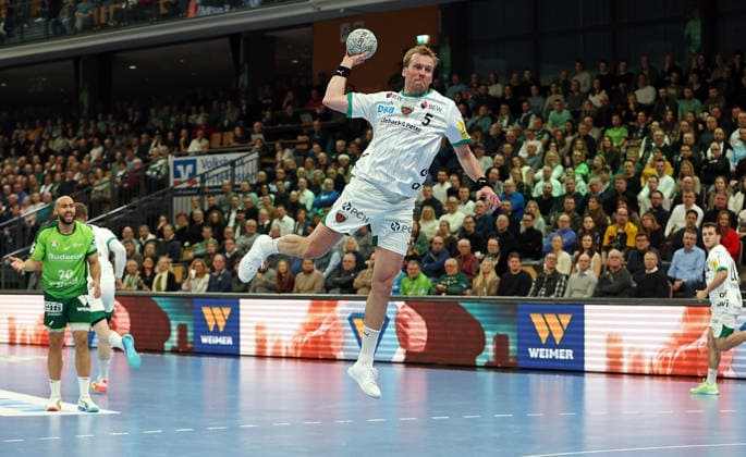 11 02 2026, xovx, Handball Daikin Handball Bundesliga, HSG Wetzlar Füchse Berlin Mihajlo Marsenic Füchse Berlin Wetzlar Buderus Arena Hessen Germany EN
