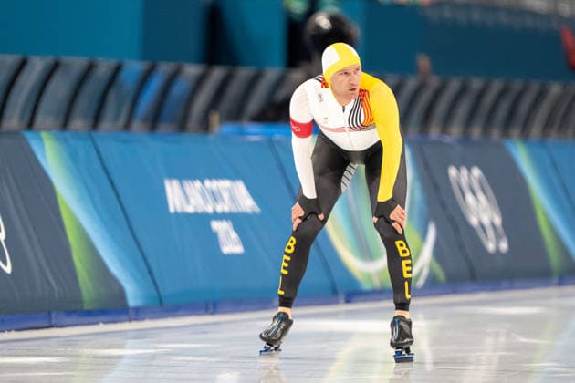 2026-02-11 - Milano Cortina 2026 Winter Olympics 1000m Men MILAN, ITALY - FEBRUARY 11: Mathias Voste of Belgium during the 1000m Men on day 3 of the Milano Cortina 2026 Winter Olympics at the Milano Speed skating, Eisschnelllauf Arena on February 11, 2026 in Milan, Italy Milan Milano Speed Skating Arena Italy Content not available for redistribution in The Netherlands directly or indirectly through any third parties. Copyright: xAndrexWeeningx
