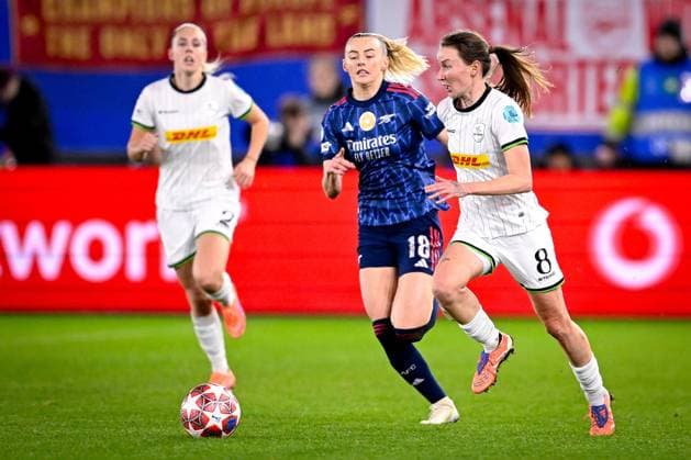 OH Leuven v Arsenal - UEFA Women s Champions League LEUVEN, BELGIUM - FEBRUARY 11 : Pusztai Sara midfielder of OH Leuven during the UEFA Women s Champions League 2025 26 knockout phase play-off first leg match between OH Leuven Women and Arsenal Women on February 11, 2026 in Leuven, Belgium, 11 02 2026  Copyright: xTomasxSiskx