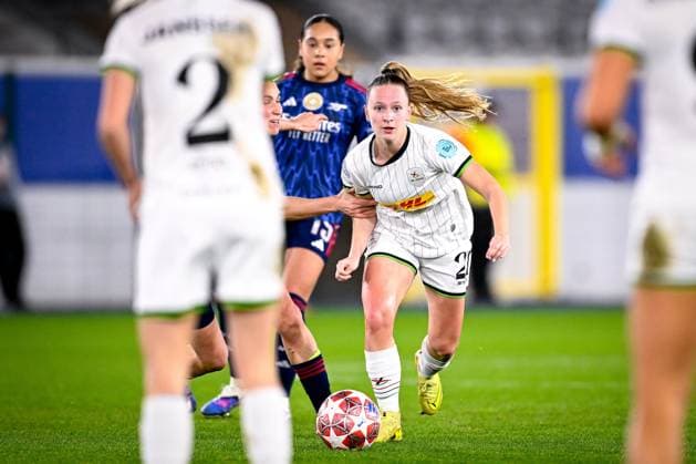 OH Leuven v Arsenal - UEFA Women s Champions League LEUVEN, BELGIUM - FEBRUARY 11 : Hermans Flo defender of OH Leuven during the UEFA Women s Champions League 2025 26 knockout phase play-off first leg match between OH Leuven Women and Arsenal Women on February 11, 2026 in Leuven, Belgium, 11 02 2026  Copyright: xTomasxSiskx
