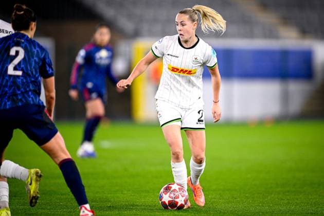 OH Leuven v Arsenal - UEFA Women s Champions League LEUVEN, BELGIUM - FEBRUARY 11 : Janssen Saar defender of OH Leuven during the UEFA Women s Champions League 2025 26 knockout phase play-off first leg match between OH Leuven Women and Arsenal Women on February 11, 2026 in Leuven, Belgium, 11 02 2026  Copyright: xTomasxSiskx