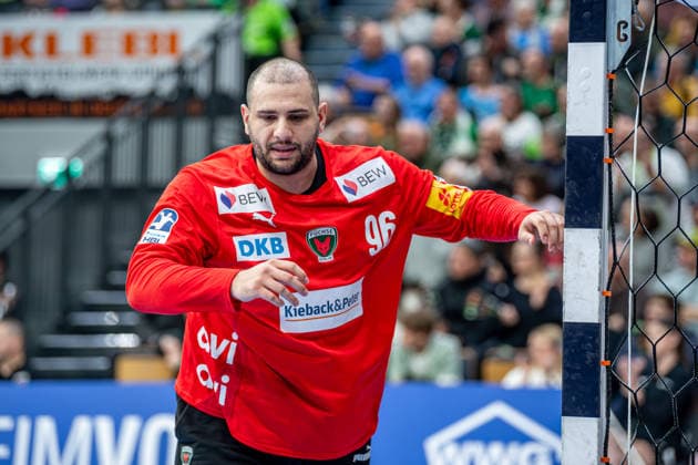 Handball Bundesliga HSG Wetzlar Füchse Berlin, 11 02 26 Goalkeeper Dejan Milosavljev Füchse Berlin, 96 Handball Bundesliga HSG Wetzlar Füchse Berlin Wetzlar, 11 02 26 Copyright: xBEAUTIFULxSPORTS Roeczeyx