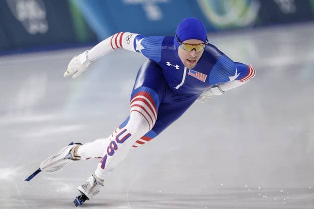 MILAN , 11-02-2026 , Milano Speed skating, Eisschnelllauf Stadium , Olympic Winter games, Winterspiele,Spiele, Summer games 2026 - Speed Skating 1000m men , Picture shows Conor McDermott-Mostowy Olympic Winter Games 2026 - Speed Skating 1000m men  x201496708x Copyright: