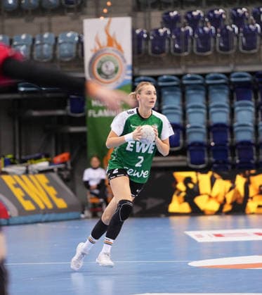 Handball I Women I Season 2025 2026 I 1 HBF I 17 Matchday I VFL Oldenburg Thüringer HC I 11 02 2026 Lisa Borutta 2, VfL Oldenburg Oldenburg Kleine EWE Arena Niedersachsen Germany Copyright: xLobeca JonasxBoningx