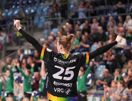 Handball I Women I Season 2025 2026 I 1 HBF I 17 Matchday I VFL Oldenburg Thüringer HC I 11 02 2026 Madita Kohorst 25, VfL Oldenburg Oldenburg Small EWE Arena Lower Saxony Germany Copyright: xLobeca JonasxBoningx