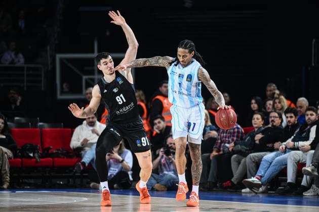 Turk Telekom v Niners Chemnitz - BKT EuroCup ANKARA, TURKIYE - FEBRUARY 11: Kyle Allman (1) of Turk Telekom in action during BKT EuroCup Basketball match between Turk Telekom and Niners Chemnitz in Ankara, Turkiye on February 11, 2026. Akin Celiktas Anadolu Ankara Turkey. Editorial use only. Please get in touch for any other usage.  Copyright: x2026xAnadoluxAkinxCeliktasx