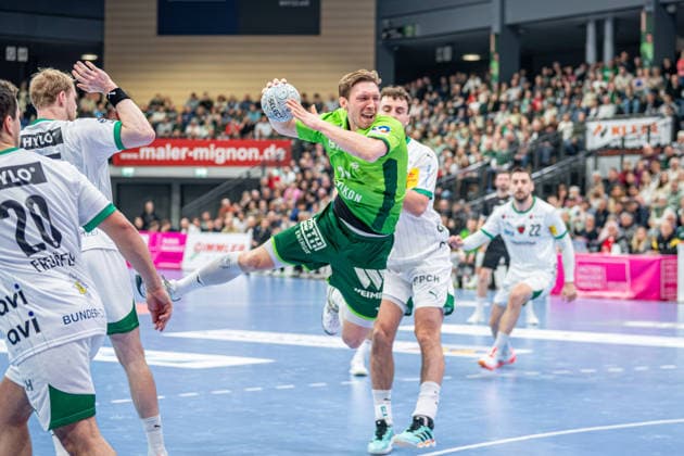 Handball Bundesliga HSG Wetzlar Füchse Berlin, 11 02 26 Justin Müller HSG Wetzlar, 25 , Handball Bundesliga HSG Wetzlar Füchse Berlin Wetzlar, 11 02 26 Copyright: xBEAUTIFULxSPORTS Roeczeyx