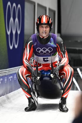 OLYMPICS - Winter Olympic Games, Olympische Spiele, Olympia, OS Milano Cortina 2026 CORTINA D AMPEZZO,ITALY,11.FEB.26 - OLYMPICS, LUGE - Winter Olympic Games Milano Cortina 2026, men, doubles. Image shows Juri Thomas Gatt and Riccaardo Martin Schoepf (AUT).  GEPAxpictures xAlexanderxSolc