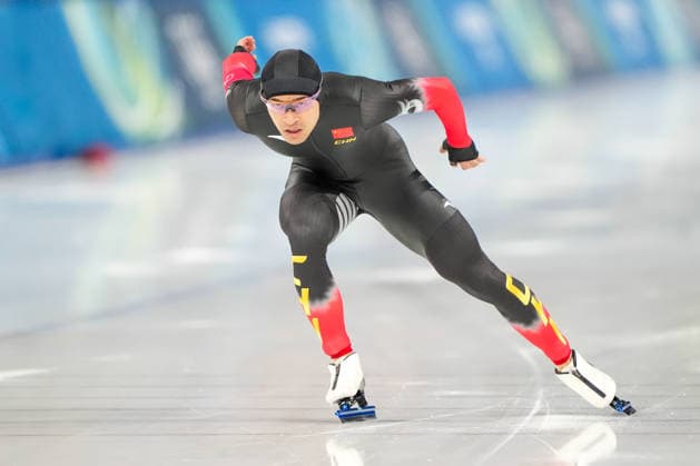 2026-02-11 - Milano Cortina 2026 Winter Olympics 1000m Men MILAN, ITALY - FEBRUARY 11: Zhongyan Ning of China during the 1000m Men on day 3 of the Milano Cortina 2026 Winter Olympics at the Milano Speed skating, Eisschnelllauf Arena on February 11, 2026 in Milan, Italy Milan Milano Speed Skating Arena Italy Content not available for redistribution in The Netherlands directly or indirectly through any third parties. Copyright: xAndrexWeeningx