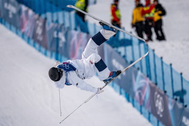 (260211) -- LIVIGNO, Feb. 11, 2026 -- Elizabeth Lemley of the United States competes during the freestyle skiing women s moguls final at the Milan-Cortina 2026 Olympic Winter games, Winterspiele,Spiele, Summer games in Livigno, Italy, Feb. 11, 2026. ) (MICO2026)ITALY-LIVIGNO-OLYMPIC WINTER GAMES-FREESTYLE SKIING WOMEN S MOGULS-FINAL HuxChao 