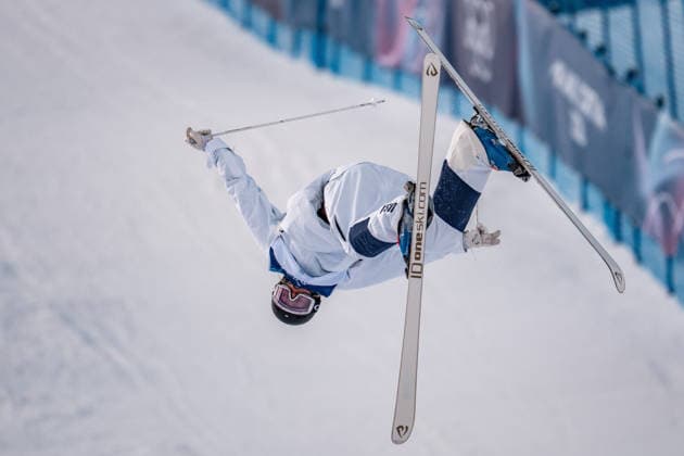 (260211) -- LIVIGNO, Feb. 11, 2026 -- Elizabeth Lemley of the United States competes during the freestyle skiing women s moguls final at the Milan-Cortina 2026 Olympic Winter games, Winterspiele,Spiele, Summer games in Livigno, Italy, Feb. 11, 2026. ) (MICO2026)ITALY-LIVIGNO-OLYMPIC WINTER GAMES-FREESTYLE SKIING WOMEN S MOGULS-FINAL HuxChao 