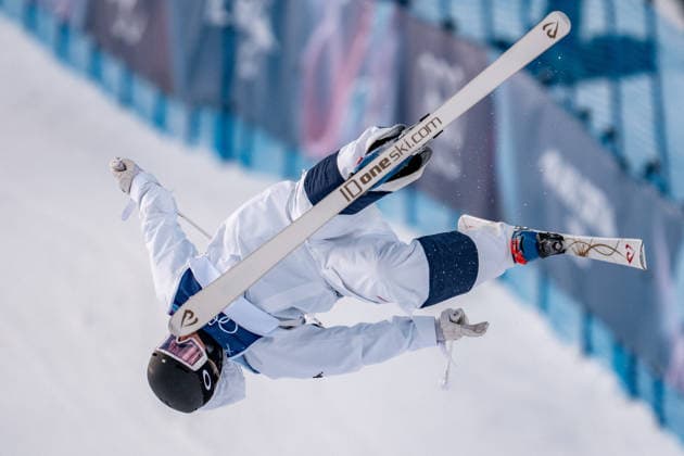 (260211) -- LIVIGNO, Feb. 11, 2026 -- Elizabeth Lemley of the United States competes during the freestyle skiing women s moguls final at the Milan-Cortina 2026 Olympic Winter games, Winterspiele,Spiele, Summer games in Livigno, Italy, Feb. 11, 2026. ) (MICO2026)ITALY-LIVIGNO-OLYMPIC WINTER GAMES-FREESTYLE SKIING WOMEN S MOGULS-FINAL HuxChao 