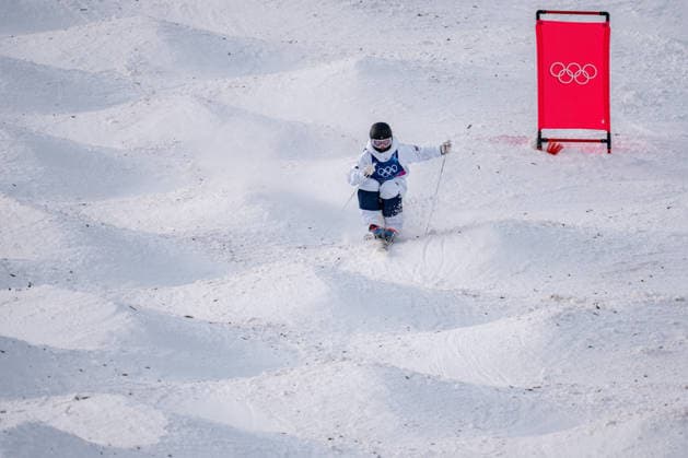 (260211) -- LIVIGNO, Feb. 11, 2026 -- Elizabeth Lemley of the United States competes during the freestyle skiing women s moguls final at the Milan-Cortina 2026 Olympic Winter games, Winterspiele,Spiele, Summer games in Livigno, Italy, Feb. 11, 2026. ) (MICO2026)ITALY-LIVIGNO-OLYMPIC WINTER GAMES-FREESTYLE SKIING WOMEN S MOGULS-FINAL HuxChao 