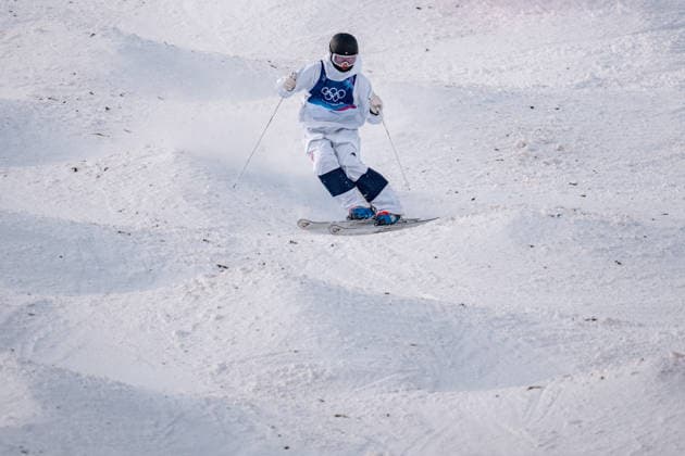 (260211) -- LIVIGNO, Feb. 11, 2026 -- Elizabeth Lemley of the United States competes during the freestyle skiing women s moguls final at the Milan-Cortina 2026 Olympic Winter games, Winterspiele,Spiele, Summer games in Livigno, Italy, Feb. 11, 2026. ) (MICO2026)ITALY-LIVIGNO-OLYMPIC WINTER GAMES-FREESTYLE SKIING WOMEN S MOGULS-FINAL HuxChao 