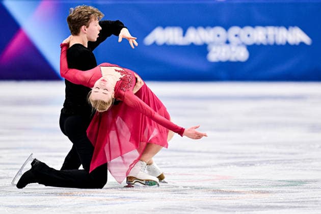 Milla Ruud REITAN & Nikolaj MAJOROV (SWE), during Ice Dance Free Dance, at the Olympic Winter games, Winterspiele,Spiele, Summer games Milano Cortina 2026, at Milano Ice Skating Arena, on February 11, 2026 in Milan, Italy. Noxthirdxpartyxsales  aflo_319384112