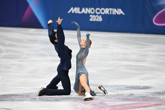 HARRIS Holly CHAN Jason (AUS) during Figure skating, Eiskunstlauf Ice Dance, Olympic Winter games, Winterspiele,Spiele, Summer games Milano-Cortina 2026 in Milan, Italy, February 11 2026  Copyright: xFilippoxTomasi IPAxSportx xipa-agency.netx xx IPA_71329239 IPA_Agency_IPA71329239
