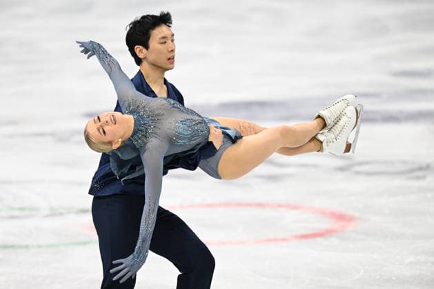 HARRIS Holly CHAN Jason (AUS) during Figure skating, Eiskunstlauf Ice Dance, Olympic Winter games, Winterspiele,Spiele, Summer games Milano-Cortina 2026 in Milan, Italy, February 11 2026  Copyright: xFilippoxTomasi IPAxSportx xipa-agency.netx xx IPA_71329275 IPA_Agency_IPA71329275