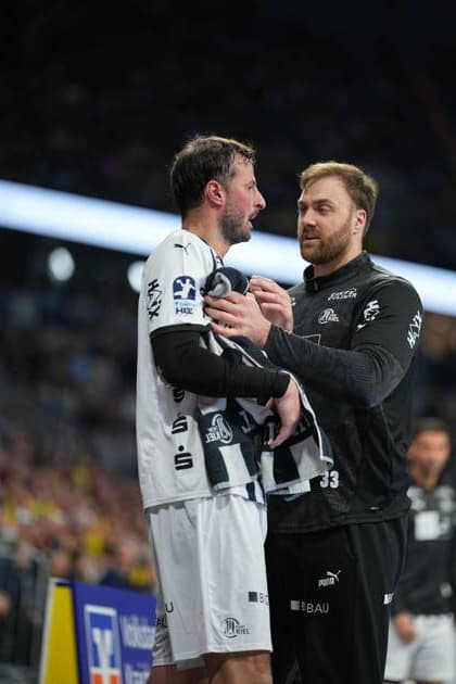 Scene with Andreas Wolff 33 THW Kiel Rhein Neckar Löwen vs THW Kiel Copyright: xspeedshotx