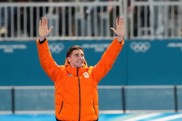 2026-02-11 - Milano Cortina 2026 Winter Olympics 1000m Men MILAN, ITALY - FEBRUARY 11: Jenning De Boo of the Netherlands during the 1000m Men on day 3 of the Milano Cortina 2026 Winter Olympics at the Milano Speed skating, Eisschnelllauf Arena on February 11, 2026 in Milan, Italy Milan Milano Speed Skating Arena Italy Content not available for redistribution in The Netherlands directly or indirectly through any third parties. Copyright: xAndrexWeeningx