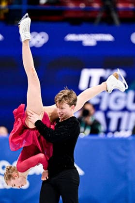 Milla Ruud REITAN & Nikolaj MAJOROV (SWE), during Ice Dance Free Dance, at the Olympic Winter games, Winterspiele,Spiele, Summer games Milano Cortina 2026, at Milano Ice Skating Arena, on February 11, 2026 in Milan, Italy. Noxthirdxpartyxsales  aflo_319386445