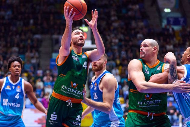 GER, Skyliners Frankfurt vs Gladiators Trier, Basketball, Matchday 19, EasyCredit Bundesliga, Season 2025 2026, 11 02 2026 GER, Skyliners Frankfurt vs Gladiators Trier, Basketball, Matchday 19, EasyCredit Bundesliga, Season 2025 2026, 11 02 2026 Frankfurt Main Copyright: xEibner-Pressefoto GeraldxOelze-dexStoppanyx EP_ODS