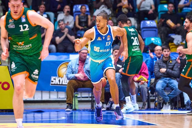Jaedon Le Dee Frankfurt Skyliners, 13 joy, jubilation after his basket success GER, Skyliners Frankfurt vs Gladiators Trier, Basketball, Matchday 19, EasyCredit Bundesliga, Season 2025 2026, 11 02 2026 GER, Skyliners Frankfurt vs Gladiators Trier, Basketball, Matchday 19, EasyCredit Bundesliga, Season 2025 2026, 11 02 2026 Frankfurt Main Copyright: xEibner-Pressefoto GeraldxOelze-dexStoppanyx EP_ODS