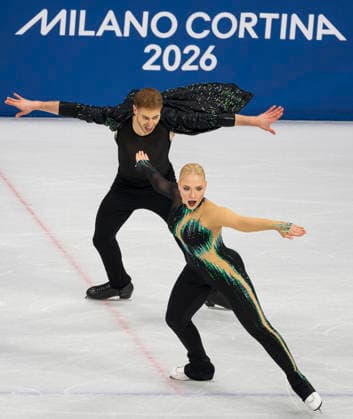 XXV Winter Olympic Games, Olympische Spiele, Olympia, OS in Milan, Italy, on February 11, 2026. Natalie Taschlerova and Filip Taschler of Czech Republic compete during the Ice dancing, Eistanzen free skate in Figure skating, Eiskunstlauf (CTKxPhoto MichalxKamaryt) CTKPhotoP2026021110582  CTKPhotoP2026021110582