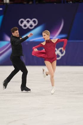 February 11, 2026, Milan, Lombardy, Italy: FinlandÃ¢â‚¬â ¢s JUULIA TURKKILA and MATTHIAS VERSLUIS compete in Figure skating, Eiskunstlauf Ice Dance Wednesday at the Milano Ice Skating Arena during this Mlano Cortina 2026 Olympics. Milan Italy - ZUMAa35_ 20260211_oly_a35_021 Copyright: xDanielxA.xAndersonx