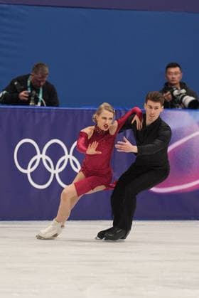 February 11, 2026, Milan, Lombardy, Italy: FinlandÃ¢â‚¬â ¢s JUULIA TURKKILA and MATTHIAS VERSLUIS compete in Figure skating, Eiskunstlauf Ice Dance Wednesday at the Milano Ice Skating Arena during this Mlano Cortina 2026 Olympics. Milan Italy - ZUMAa35_ 20260211_oly_a35_023 Copyright: xDanielxA.xAndersonx
