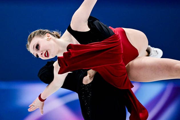 Katerina MRAZKOVA & Daniel MRAZEK (CZE), during Ice Dance Free Dance, at the Olympic Winter games, Winterspiele,Spiele, Summer games Milano Cortina 2026, at Milano Ice Skating Arena, on February 11, 2026 in Milan, Italy. Noxthirdxpartyxsales  aflo_319388450