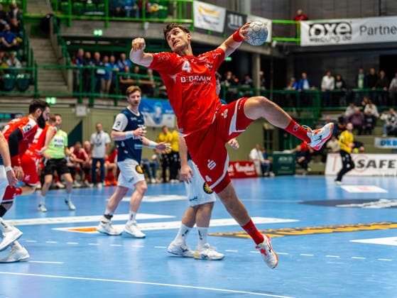 Nikolaj Enderleit MT Melsungen, 04 on goal Bergischer HC vs MT Melsungen, Handball, 1 Bundesliga, Matchday 20, Season 2025 2026, 11 02 2026 Bergischer HC vs MT Melsungen, Handball, 1 Bundesliga, Matchday 20, Season 2025 2026, 11 02 2026 Wuppertal Copyright: xEibner-Pressefoto DamianxKruczynx EP_DKI