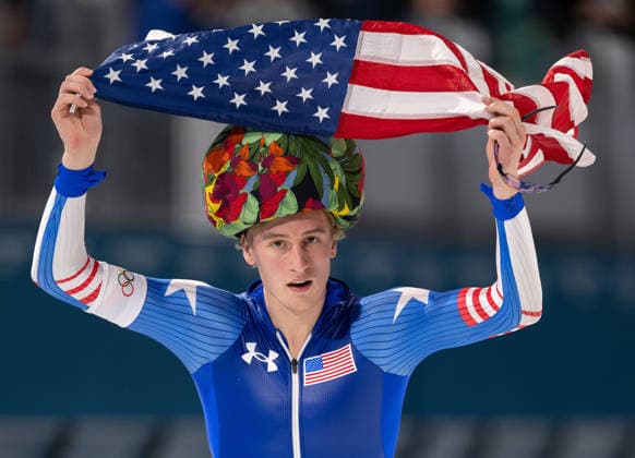 Milano Cortina 2026, speed skating, men, 1000m, Olympic champion Jordan Stolz