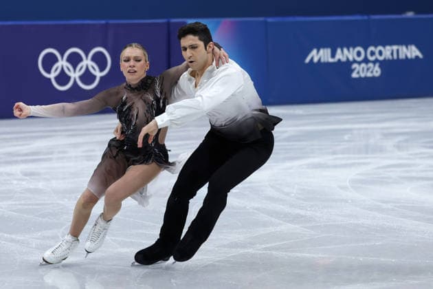 Marjorie Lajoie Zachary Lagha (CAN) during the Olympic Winter games, Winterspiele,Spiele, Summer games Milano-Cortina 2026, Figure skating, Eiskunstlauf Ice Dance on February 11, 2026 at Milano Ice Skating Arena in Milan  Copyright: xFabrizioxCarabelli IPAxSportx xipa-agency.netx xx IPA_71332474 IPA_Agency_IPA71332474